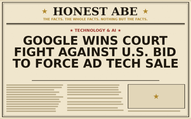 Google Wins Court Fight Against U.S. Bid to Force Ad Tech Sale
