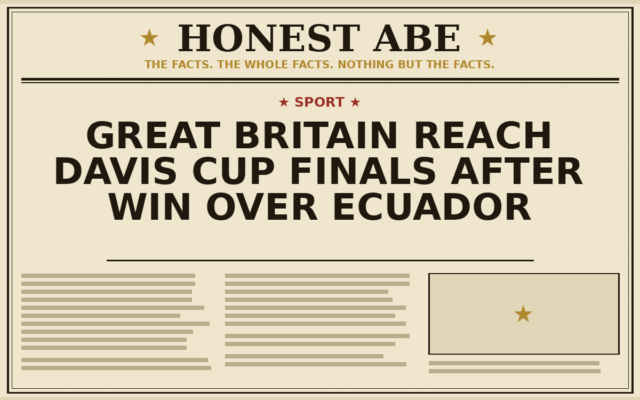 Great Britain Reach Davis Cup Finals After Win Over Ecuador