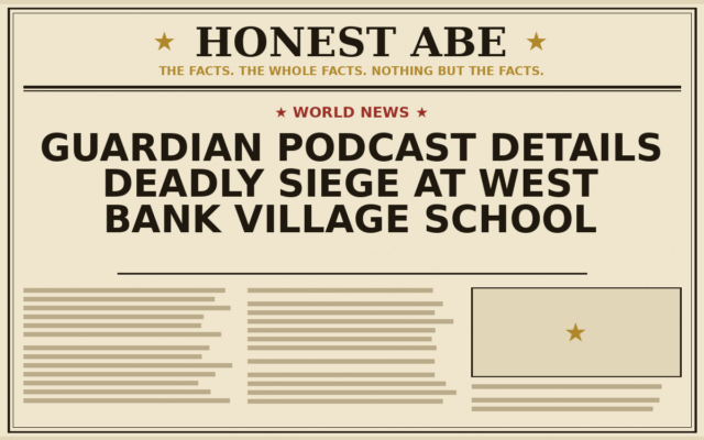 Guardian Podcast Details Deadly Siege at West Bank Village School
