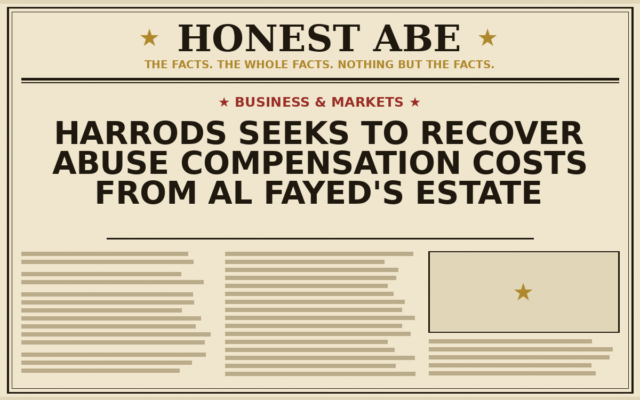 Harrods Seeks to Recover Abuse Compensation Costs From Al Fayed’s Estate