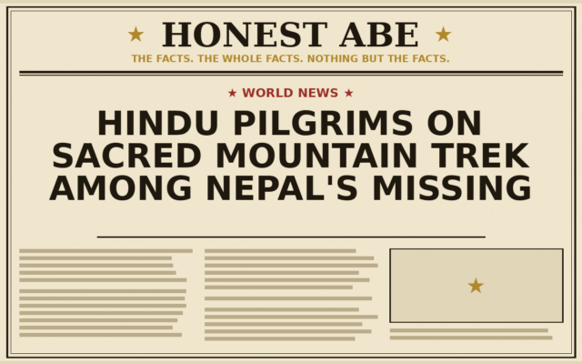 Hindu Pilgrims on Sacred Mountain Trek Among Nepal’s Missing