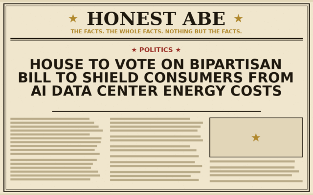 House to Vote on Bipartisan Bill to Shield Consumers From AI Data Center Energy Costs