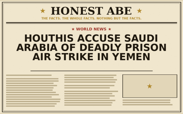 Houthis Accuse Saudi Arabia of Deadly Prison Air Strike in Yemen