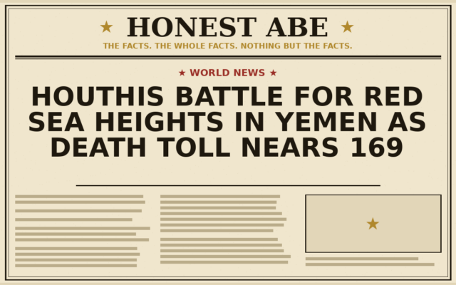 Houthis Battle for Red Sea Heights in Yemen as Death Toll Nears 169