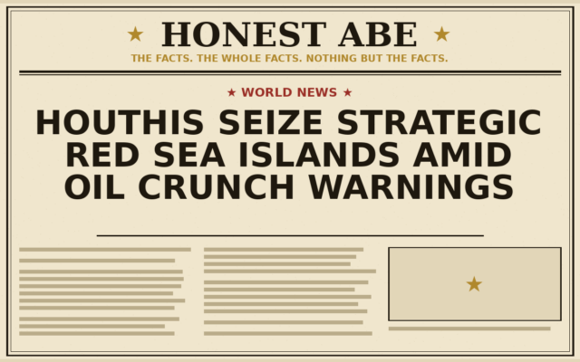 Houthis Seize Strategic Red Sea Islands Amid Oil Crunch Warnings