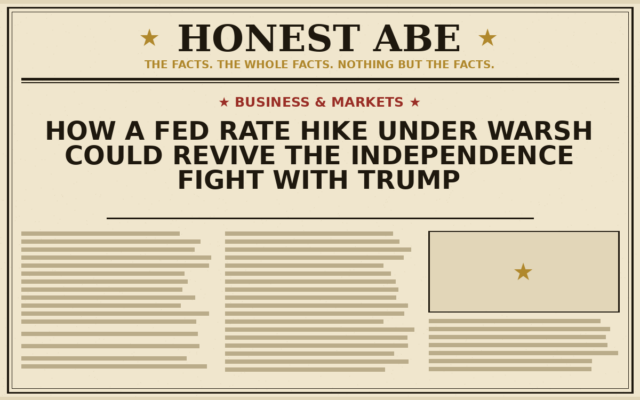 How a Fed Rate Hike Under Warsh Could Revive the Independence Fight With Trump