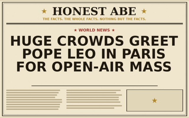 Huge Crowds Greet Pope Leo in Paris for Open-Air Mass