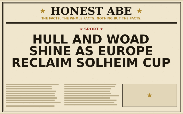 Hull and Woad shine as Europe reclaim Solheim Cup