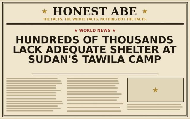 Hundreds of Thousands Lack Adequate Shelter at Sudan’s Tawila Camp