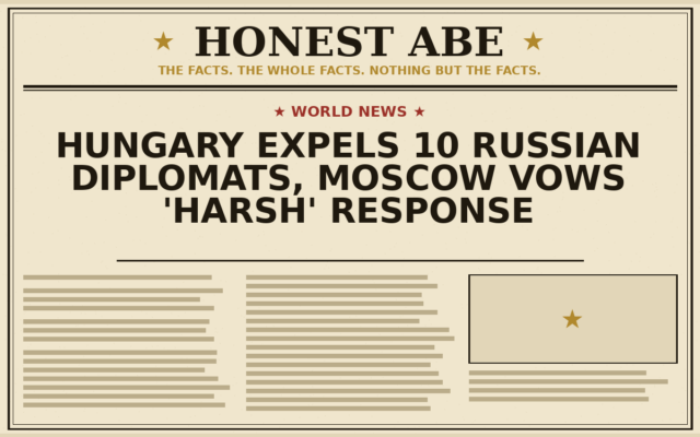 Hungary Expels 10 Russian Diplomats, Moscow Vows ‘Harsh’ Response