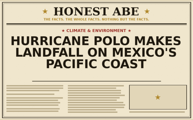 Hurricane Polo Makes Landfall on Mexico’s Pacific Coast
