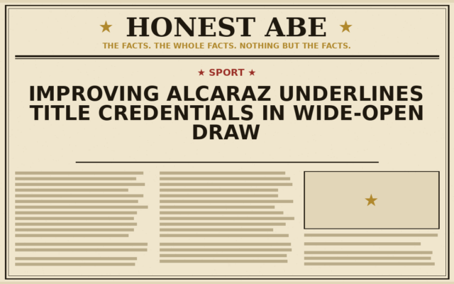 Improving Alcaraz Underlines Title Credentials in Wide-Open Draw