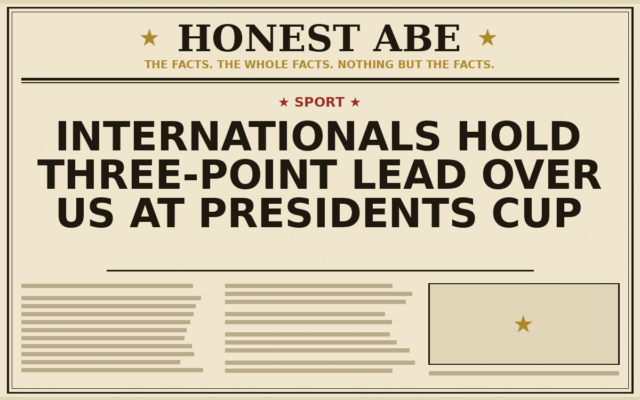 Internationals Hold Three-Point Lead Over US at Presidents Cup