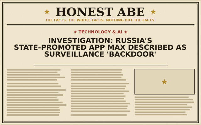 Investigation: Russia’s State-Promoted App Max Described as Surveillance ‘Backdoor’