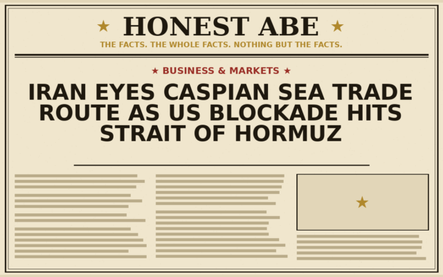 Iran Eyes Caspian Sea Trade Route as US Blockade Hits Strait of Hormuz
