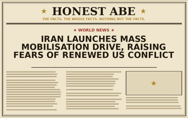 Iran Launches Mass Mobilisation Drive, Raising Fears of Renewed US Conflict