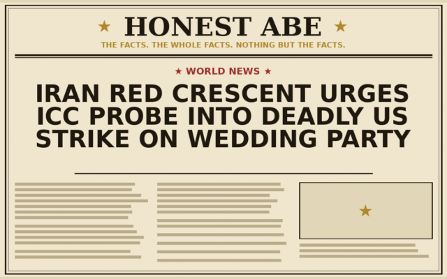 Iran Red Crescent Urges ICC Probe Into Deadly US Strike on Wedding Party