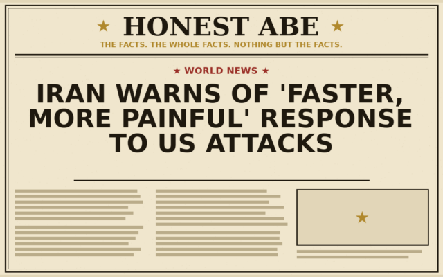 Iran Warns of ‘Faster, More Painful’ Response to US Attacks