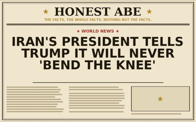 Iran’s President Tells Trump It Will Never ‘Bend the Knee’