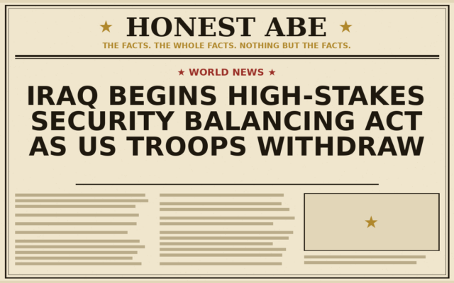 Iraq Begins High-Stakes Security Balancing Act as US Troops Withdraw