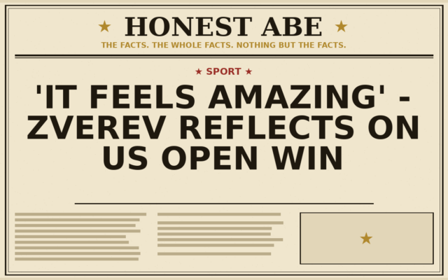 ‘It feels amazing’ – Zverev reflects on US Open win