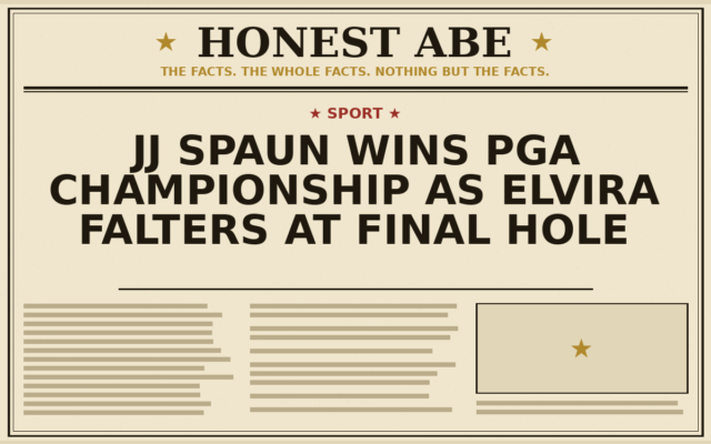 JJ Spaun Wins PGA Championship as Elvira Falters at Final Hole