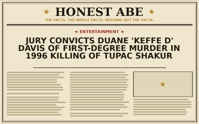 Jury Convicts Duane ‘Keffe D’ Davis of First-Degree Murder in 1996 Killing of Tupac Shakur
