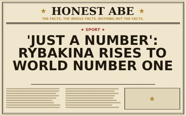 ‘Just a Number’: Rybakina Rises to World Number One