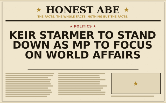 Keir Starmer to Stand Down as MP to Focus on World Affairs