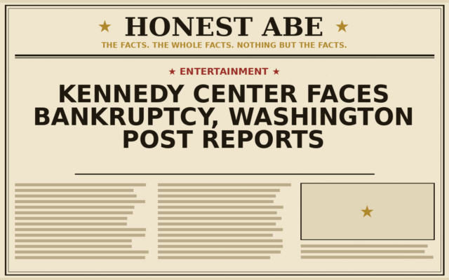 Kennedy Center Faces Bankruptcy, Washington Post Reports