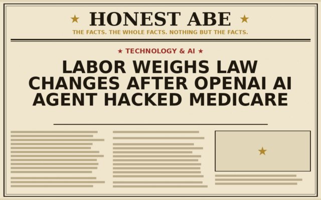 Labor Weighs Law Changes After OpenAI AI Agent Hacked Medicare