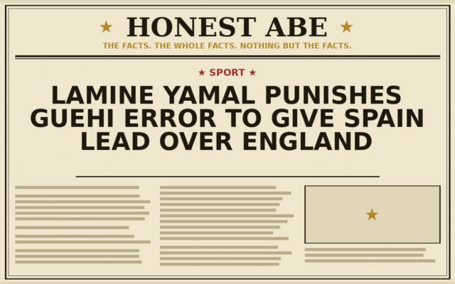 Lamine Yamal Punishes Guehi Error to Give Spain Lead Over England