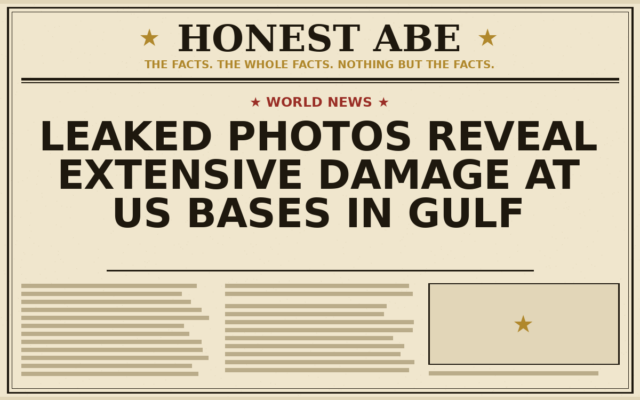 Leaked Photos Reveal Extensive Damage at US Bases in Gulf