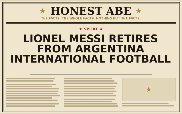 Lionel Messi Retires From Argentina International Football