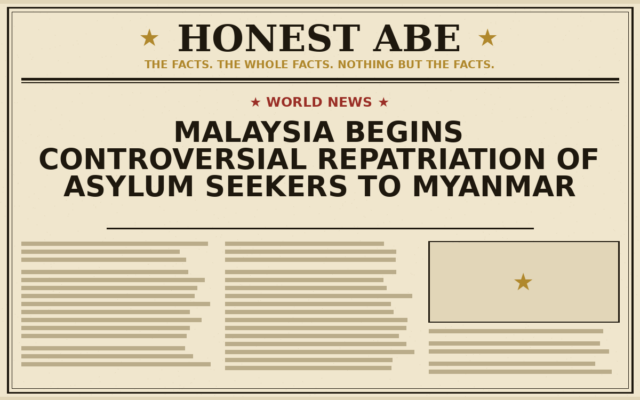 Malaysia Begins Controversial Repatriation of Asylum Seekers to Myanmar