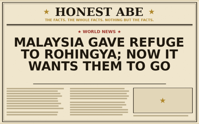 Malaysia Gave Refuge to Rohingya; Now It Wants Them to Go