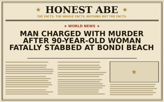 Man Charged With Murder After 90-Year-Old Woman Fatally Stabbed at Bondi Beach