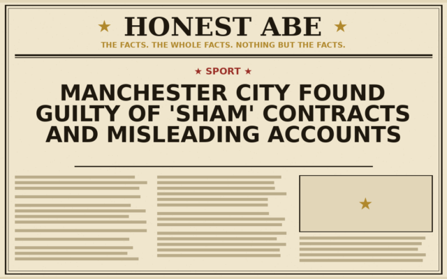 Manchester City Found Guilty of ‘Sham’ Contracts and Misleading Accounts