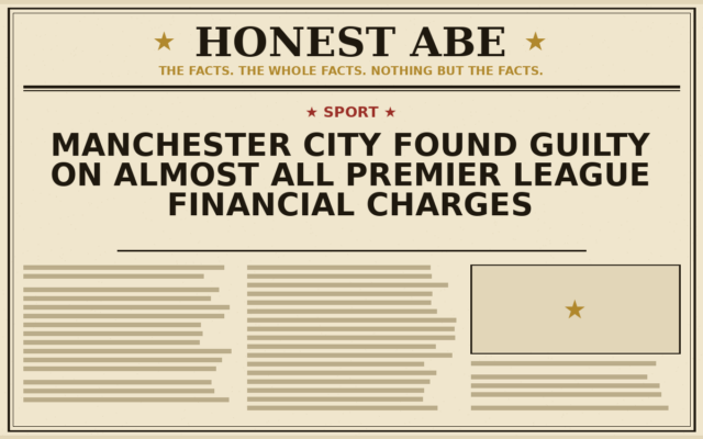 Manchester City Found Guilty on Almost All Premier League Financial Charges