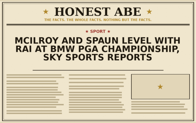 McIlroy and Spaun Level With Rai at BMW PGA Championship, Sky Sports Reports