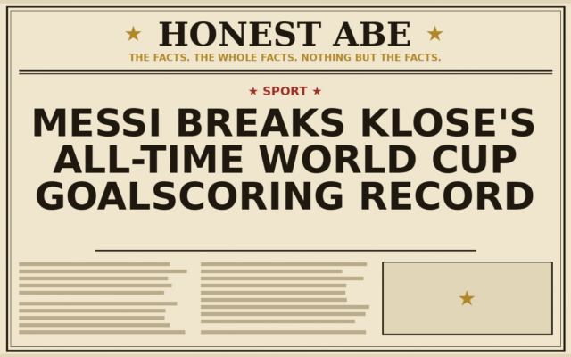 Messi Breaks Klose’s All-Time World Cup Goalscoring Record