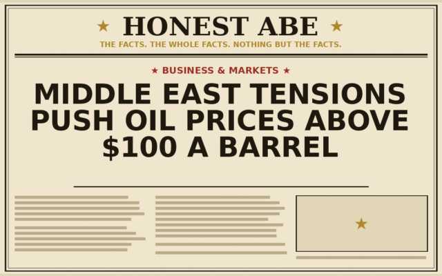 Middle East Tensions Push Oil Prices Above $100 a Barrel