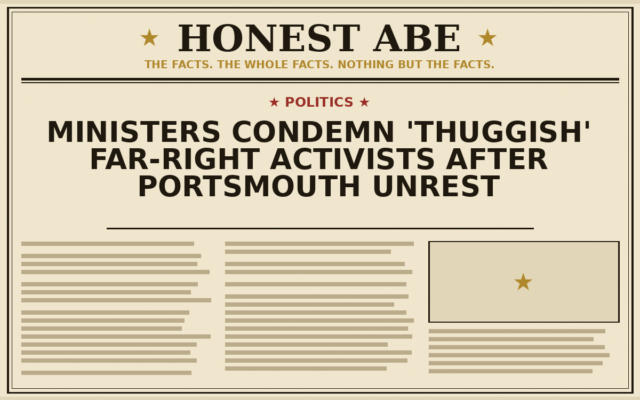 Ministers Condemn ‘Thuggish’ Far-Right Activists After Portsmouth Unrest