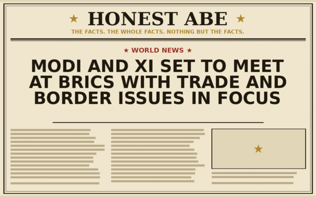 Modi and Xi Set to Meet at BRICS with Trade and Border Issues in Focus
