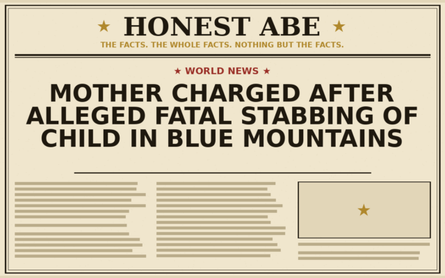 Mother Charged After Alleged Fatal Stabbing of Child in Blue Mountains
