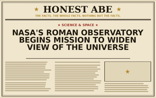 NASA’s Roman Observatory Begins Mission to Widen View of the Universe