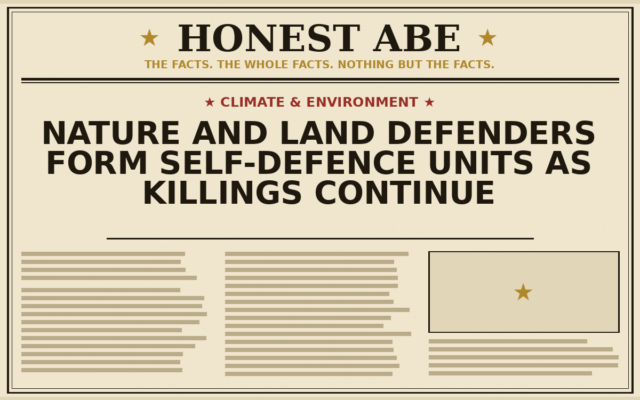 Nature and Land Defenders Form Self-Defence Units as Killings Continue