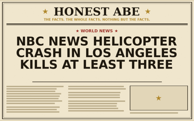 NBC News Helicopter Crash in Los Angeles Kills at Least Three