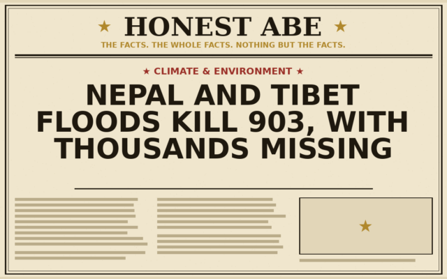 Nepal and Tibet Floods Kill 903, With Thousands Missing