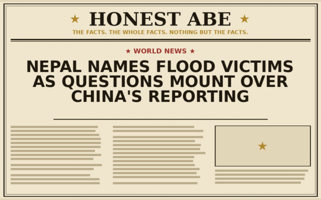 Nepal Names Flood Victims as Questions Mount Over China’s Reporting